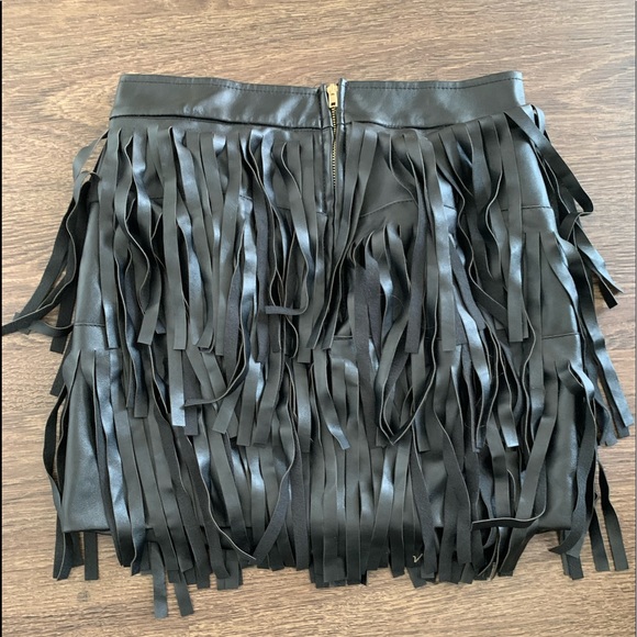 Faux Leather Skirt - Picture 2 of 2